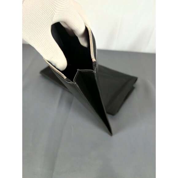 Saint Laurent Waiting For Sunset Black Leather Pouch - Picture 7 of 11